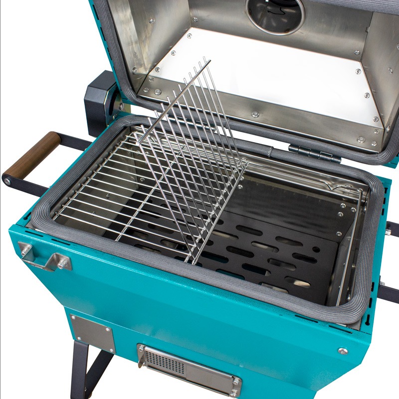 rectangle-square-metal-kamado-bbq-grills-steel-bbq-grill-werber-kamado-suppliers-factory