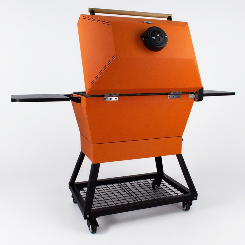 XLarge Steel kamado grill with metal iron manufacturers factory supplier (6)